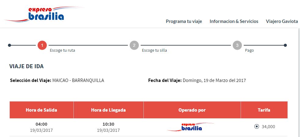 Pasaje desde Maicao hasta Barranquilla